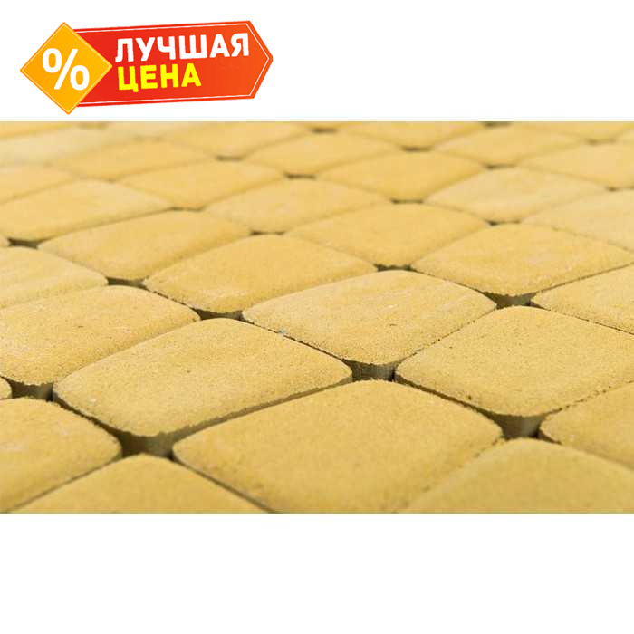 Плитка тротуарная BRAER Классико круговая песочный, 73x110x115x60 мм
