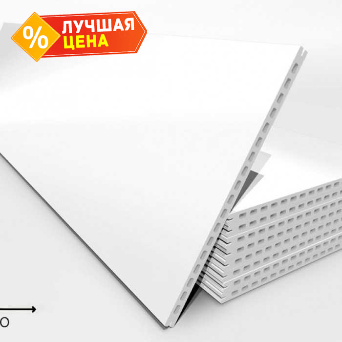 Керамогранитная плита FAVEKER GA20 для НФС, Blanco Brillo, 1000*300*20 мм
